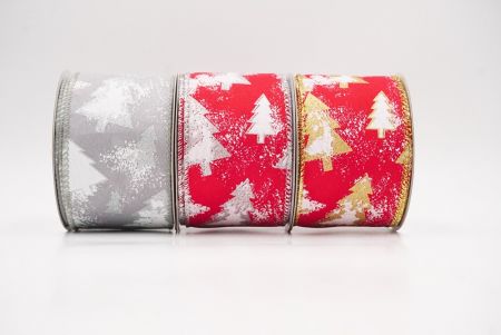 Glitter Hieme Arbores Micant Nativitatis Filum Ribbons